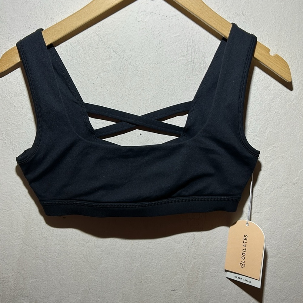 Blogilates Women’s Criss Cross Sports Bra Black Size XS NWT - Picture 4 of 7